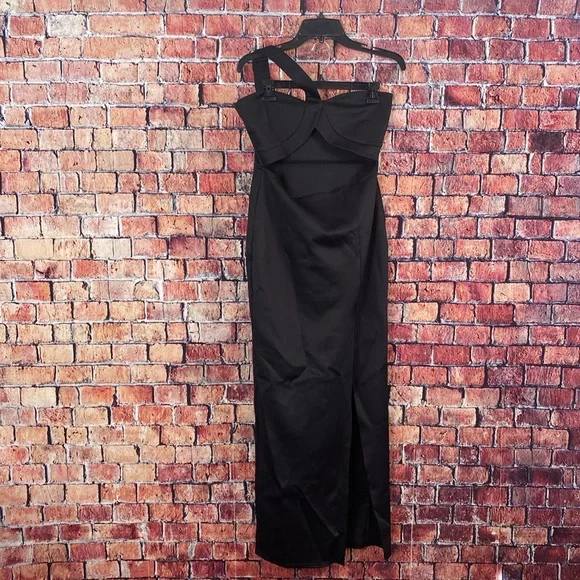 ASOS | Dresses | Nwot Asos Design Halter Neck Cutout Midi Dress In Black |  Poshmark